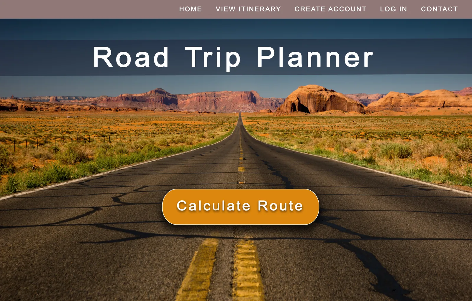Road Trip Planner screenshot